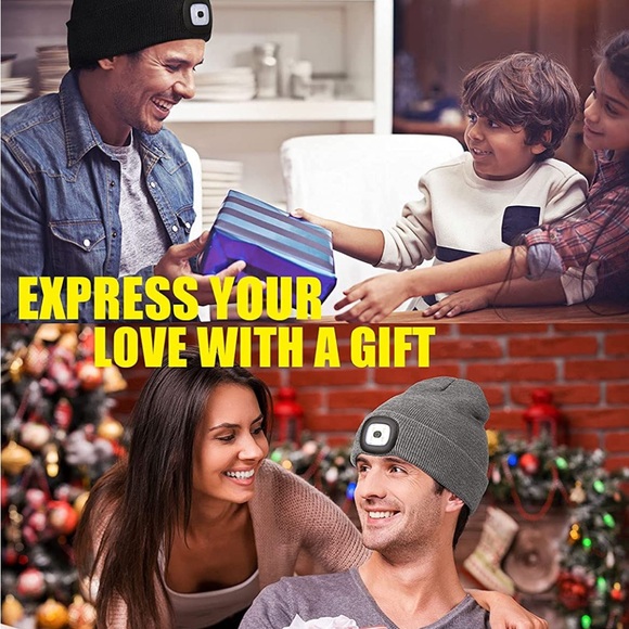 🆕 Unisex Beanie Hat with Light, USB Rechargeable Hands Free LED Headlamp - Picture 5 of 7